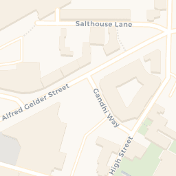 Map view of Flat 1, 168 High Street, Hull, HU1 1NE