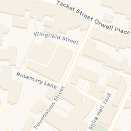 Map view of Flat 2, 1 Foundation Street, Ipswich, IP4 1BS
