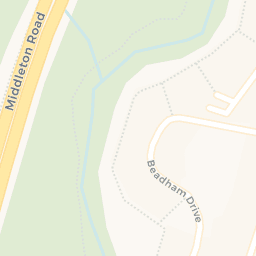 Map view of 7 Beadham Drive, Manchester, M9 0GT